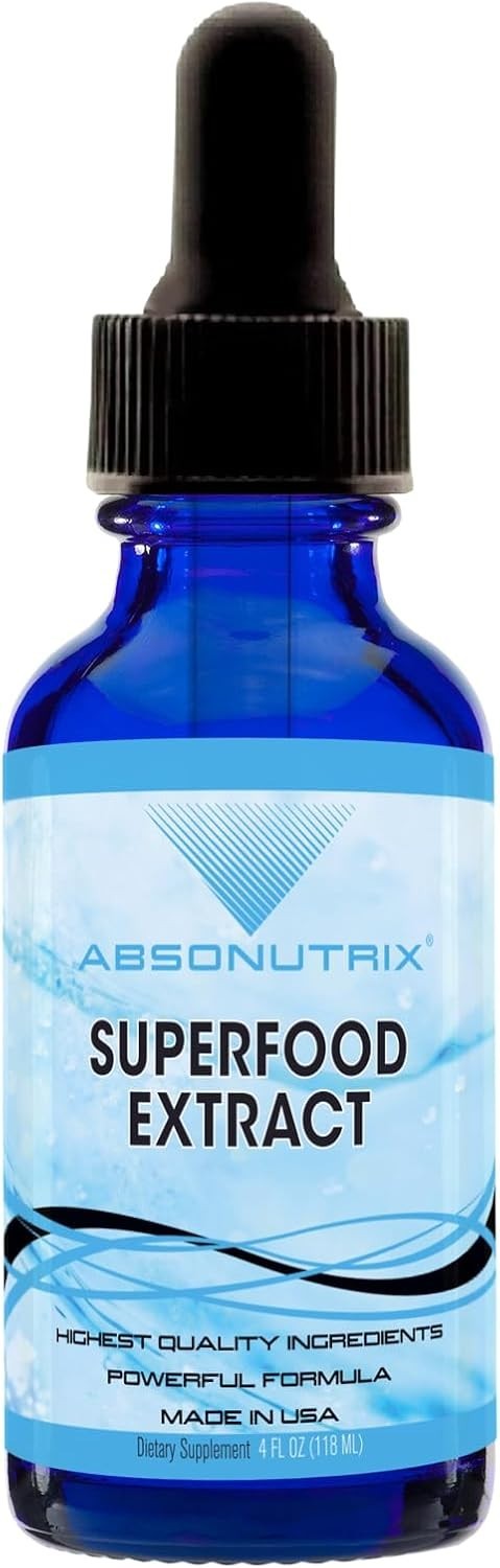 Absonutrix Superfood Extract 390 mg, 4 Oz Liquid, 302 Servings, Made in USA