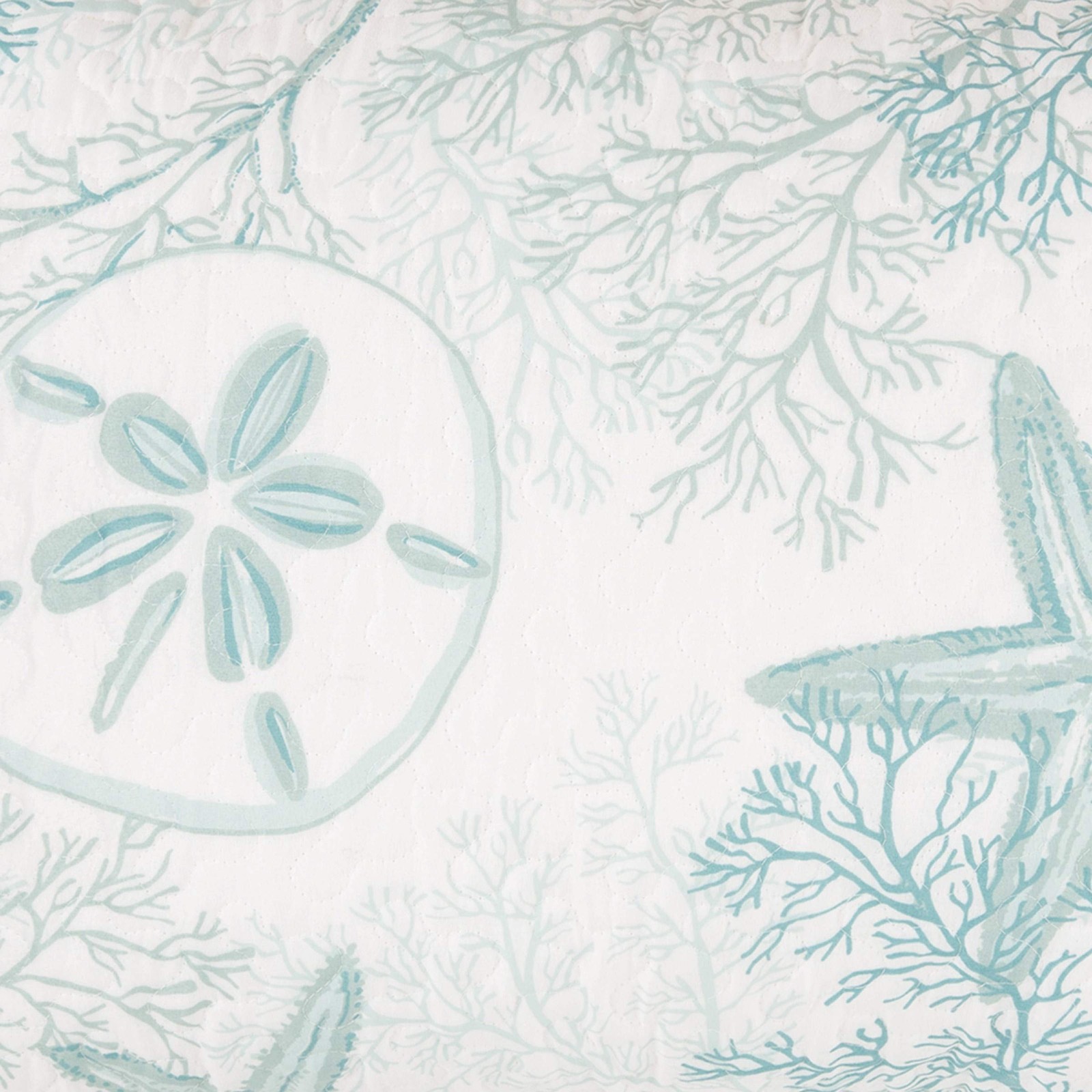 C&F Home Ocean Treasures Coastal Theme Blue Starfish Sand Dollar Coral Beach …