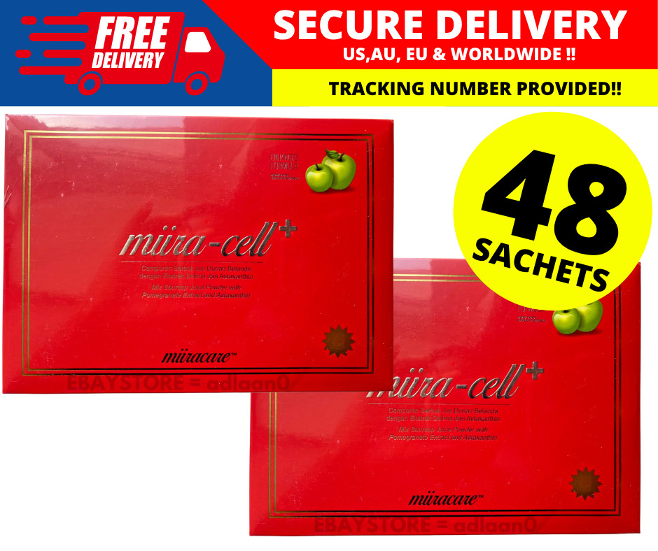 Miira-cell+ plus by Revoobit International 48 Sachet Stem Cell Nutrition (2 Box)