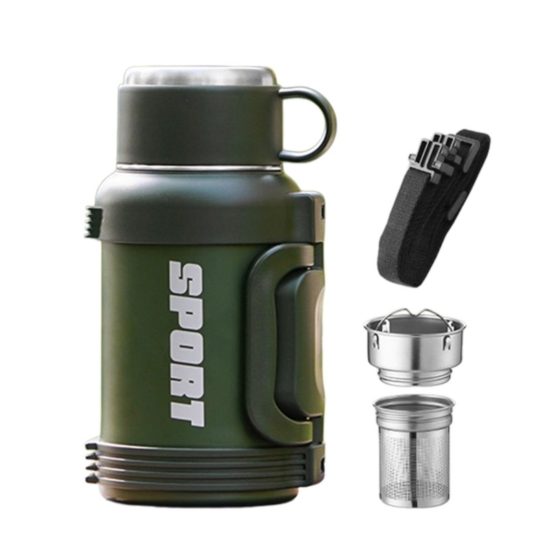 Outdoor Water Flasks Keeps Beverages Hot or Cold Stainless Steel for Hiking