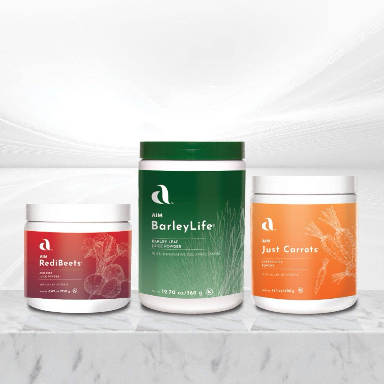 AIM Garden Trio (Barleylife,Just Carrots,Redi-Beets) FREE SHIPPING!
