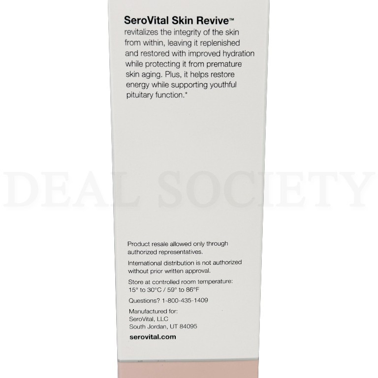 Serovital Skin Revive Anti-Aging Supplement for Women 240 Capsules 40 Day Supply
