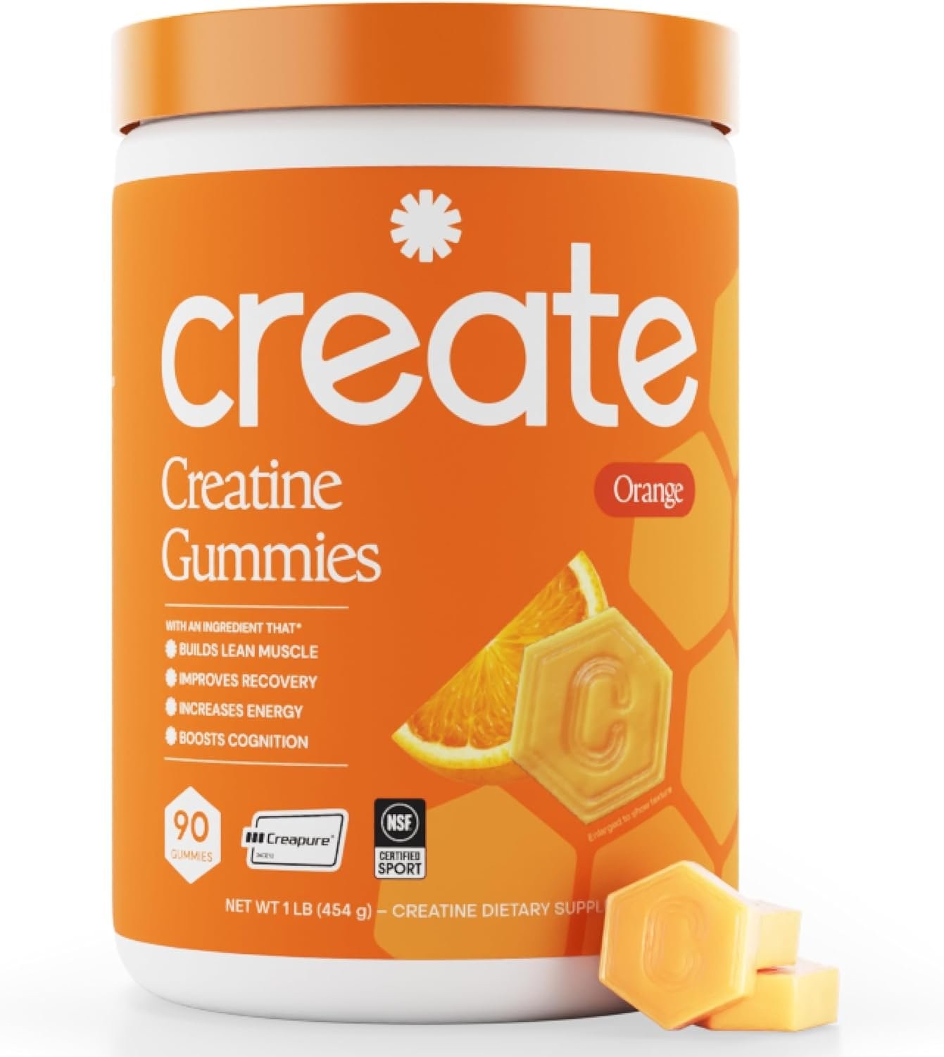 Create Creatine Monohydrate Gummies for Men & Women, Boost Focus, Strength, and