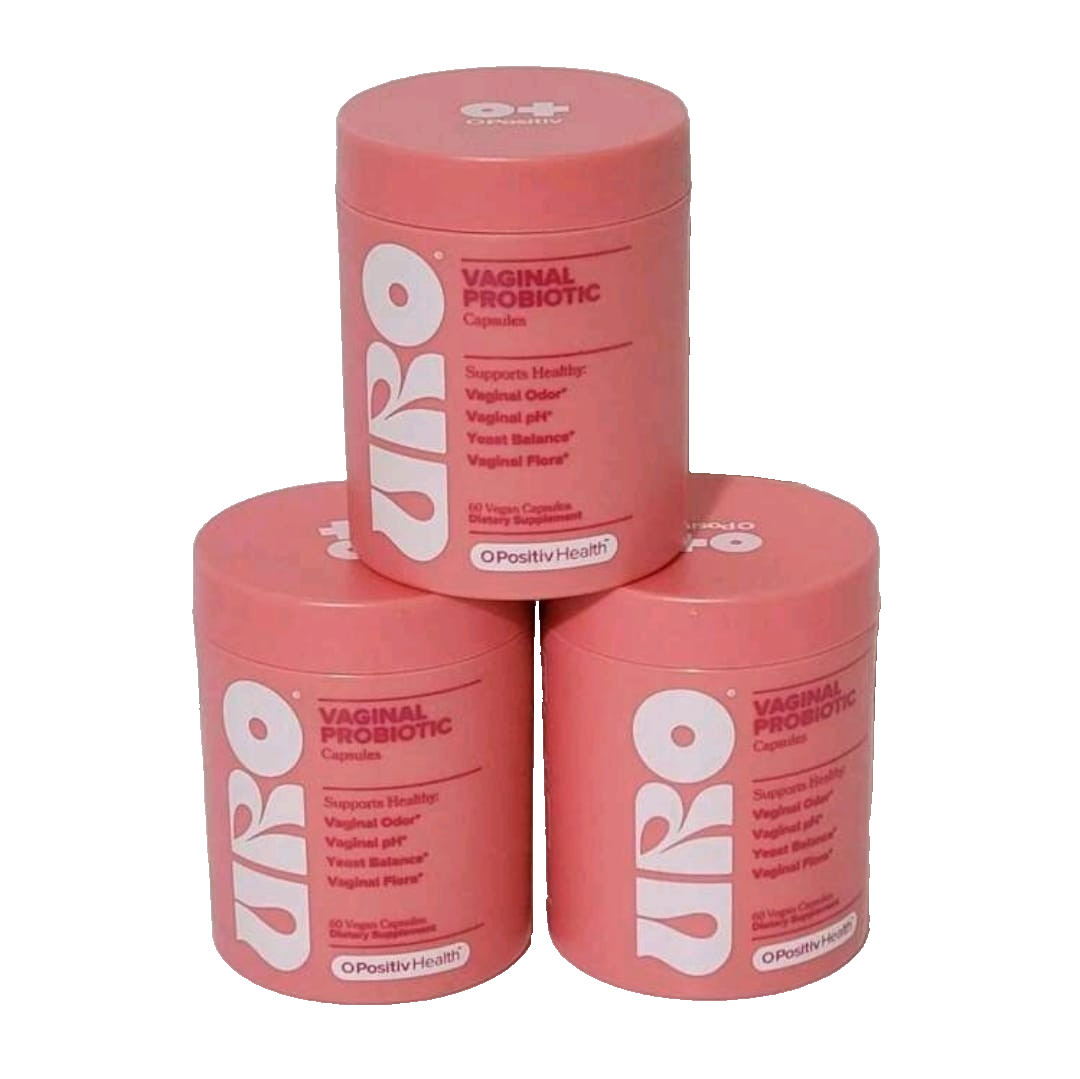 Vaginal URO Probiotics for Women pH Balance with Prebiotics 60 Count. Exp 2028