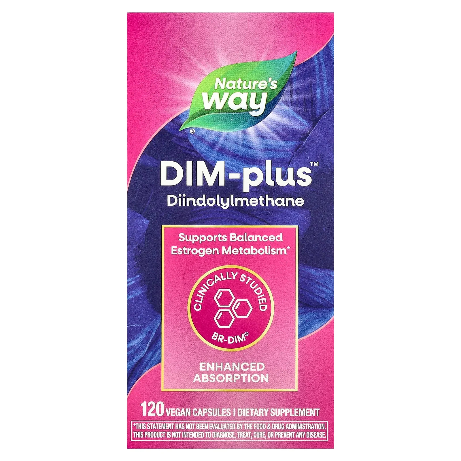 2 X Nature’s Way, DIM-Plus�, 120 Vegan Capsules