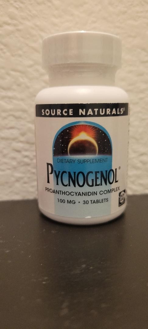 Source Naturals Pycnogenol 100mg 30 Tablets Proanthocyanidin Complex