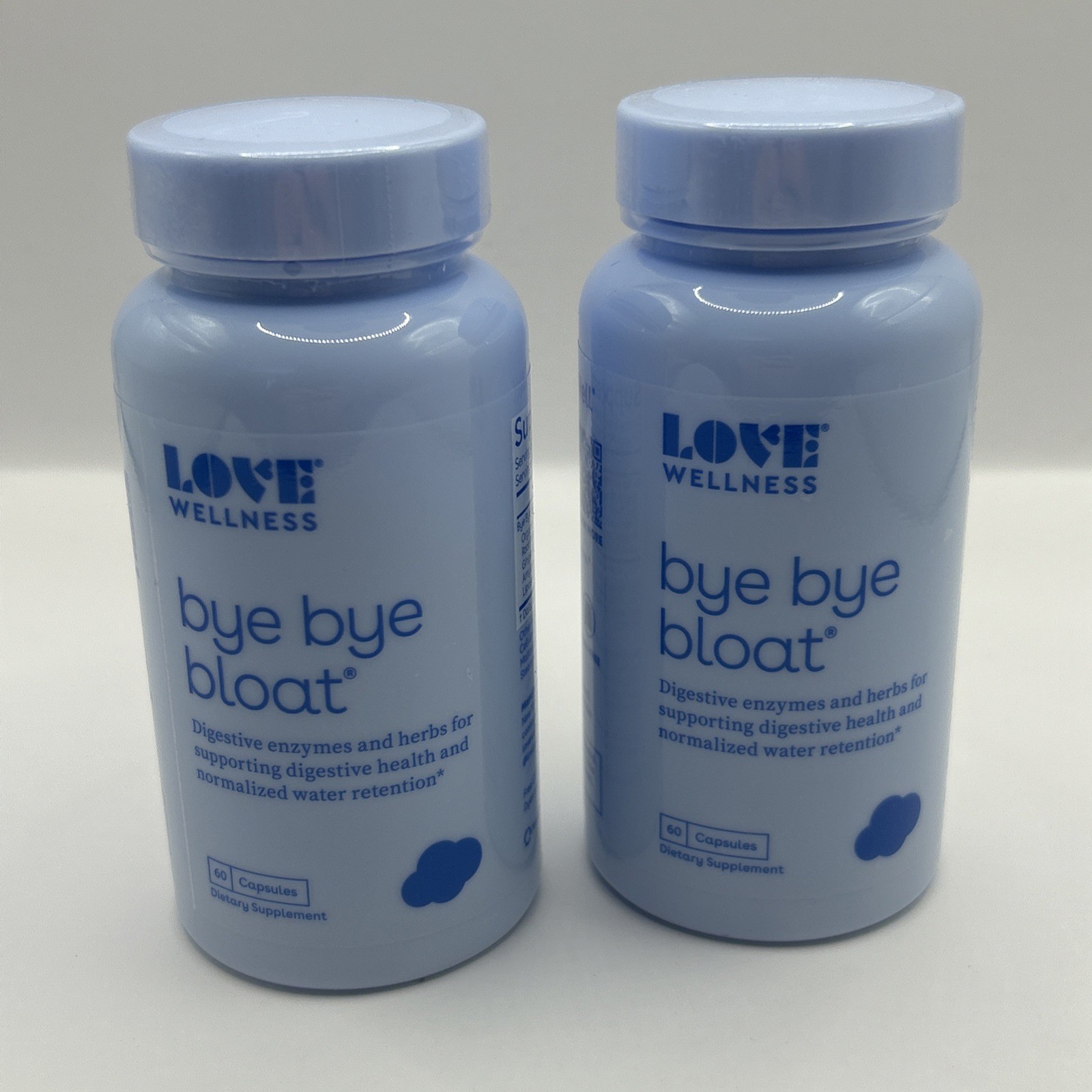 2x Love Wellness Bye Bye Bloat Digestive Enzymes Bloating Relief – Exp 07/2027