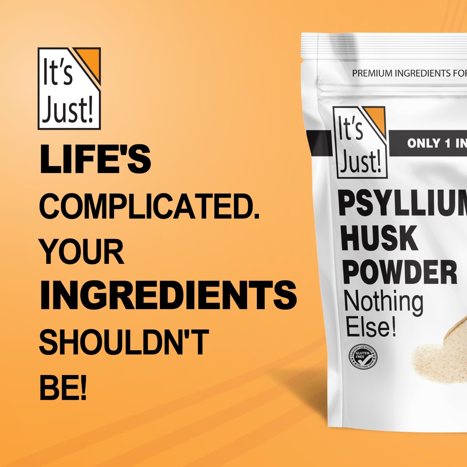 Psyllium Husk Powder – Dietary Fiber for Digestive Health, Keto Baking, 24oz