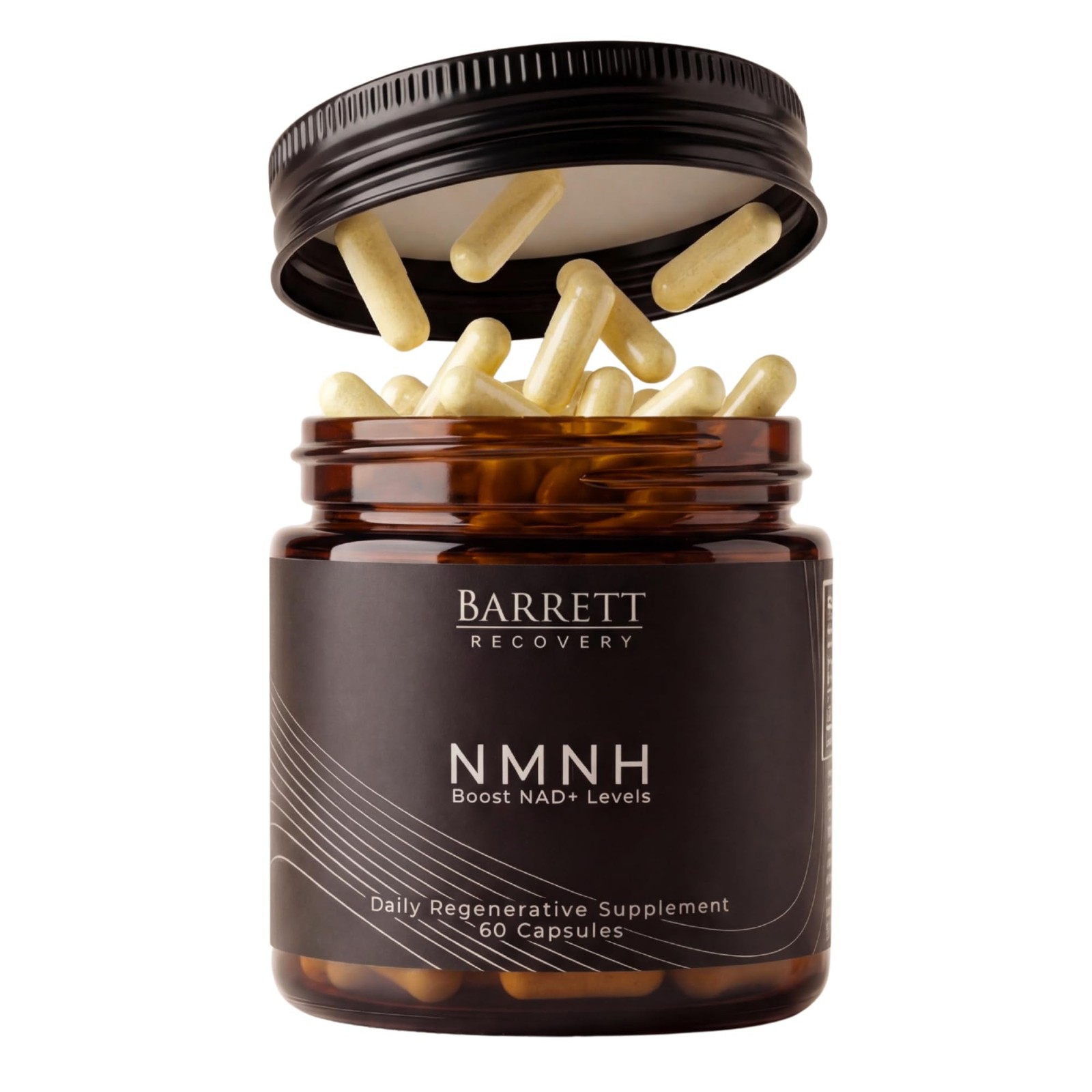 Barrett Recovery NMNH NAD+ Support Supplement – Daily Cellular Energy & Vital…