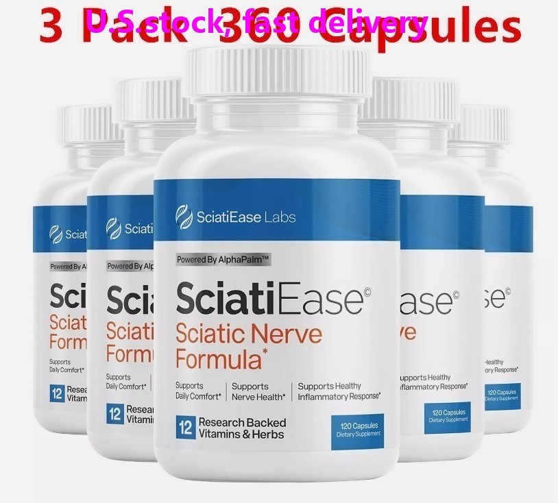 3 Pack SciatiEase Labs Sciati Ease Sciatic Nerve Formula 120 Cap NEW