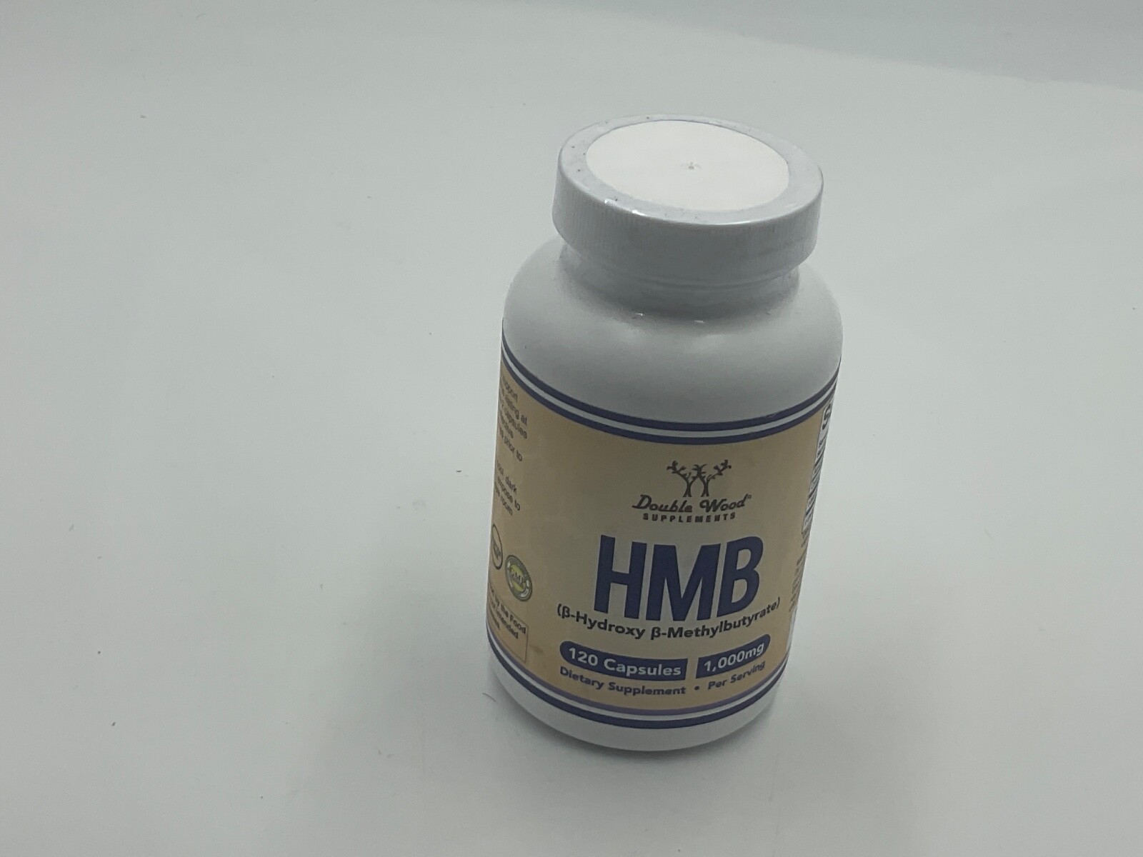 Double Wood Supplements HMB Supplement 120 caps Exp 12/25