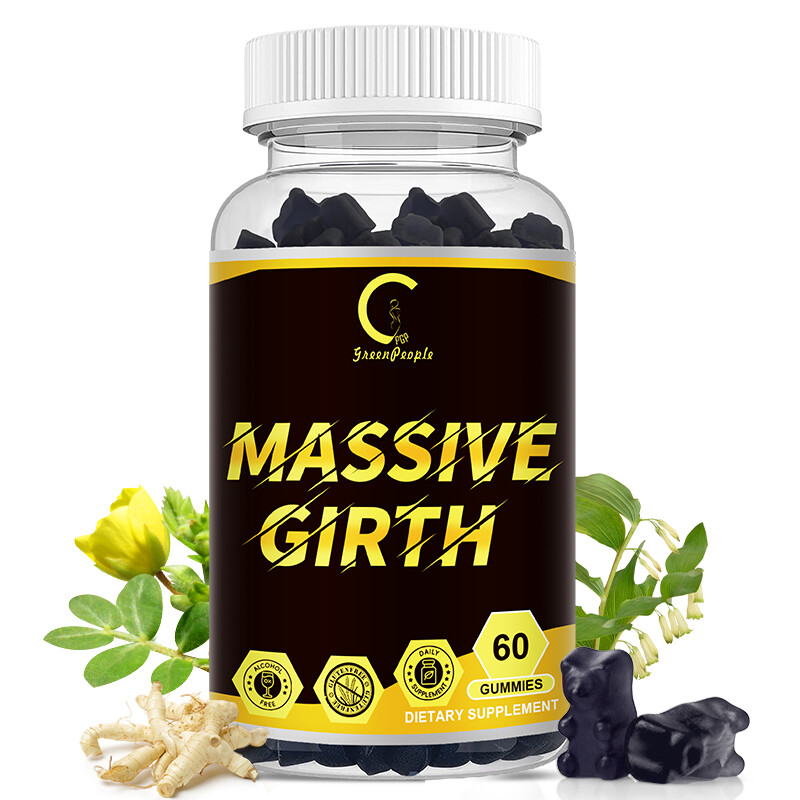 Massive Girth Gummies Male Enhancing Supplement, Enlargement for Performance