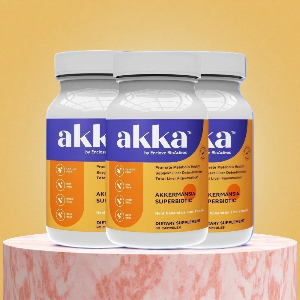 AKKA Superbiotic, Premium Formula for Liver Health & Digestive Support, 3 Pack