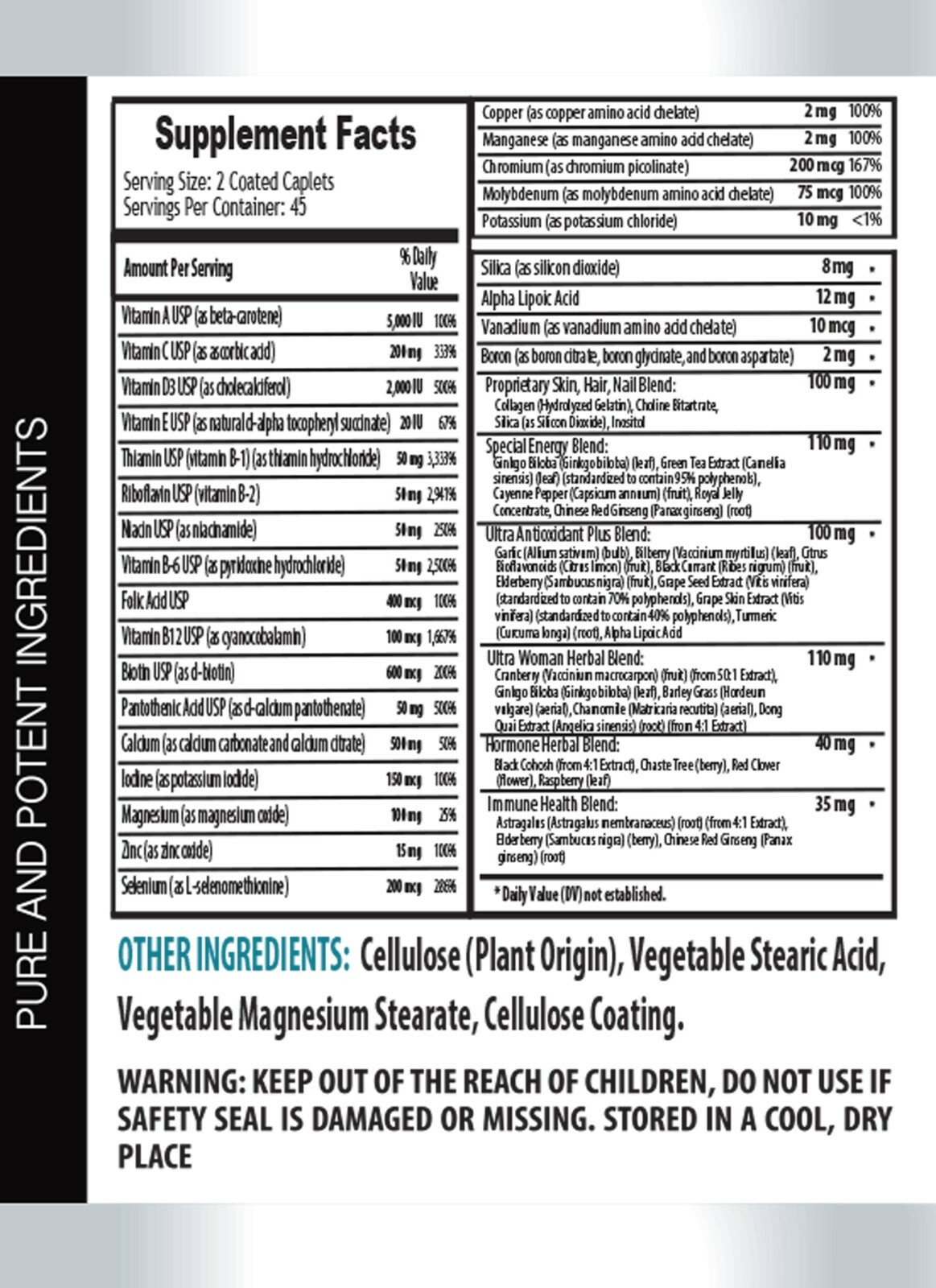 immune support pills – WOMEN’S ULTRA COMPLEX – Libido Booster 1 Bottle 90 Pills