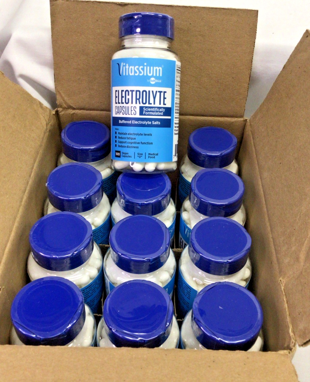 Vitassium SaltStick Electrolyte Capsules 100 Count 5/2027 12 Bottles New Sealed