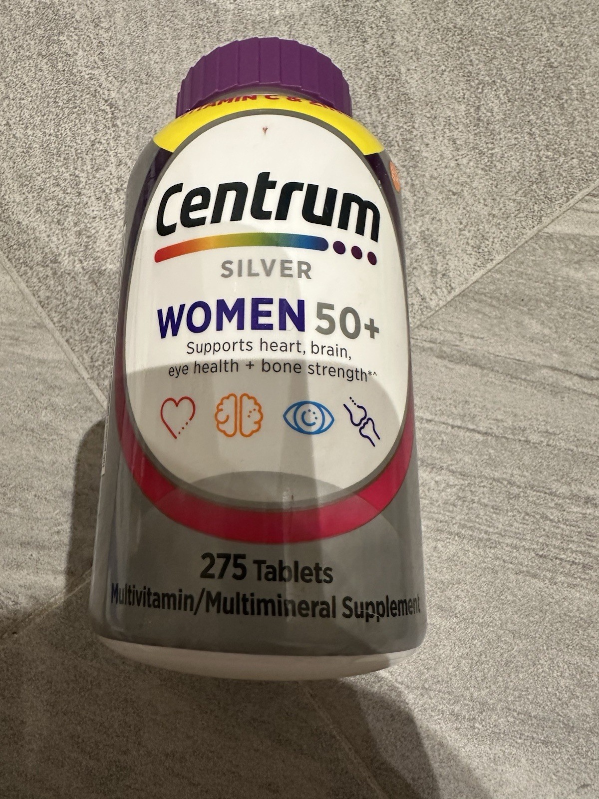 275 Centrum Silver Women 50+ Multivitamin/Multimineral Supplement Exp 2026