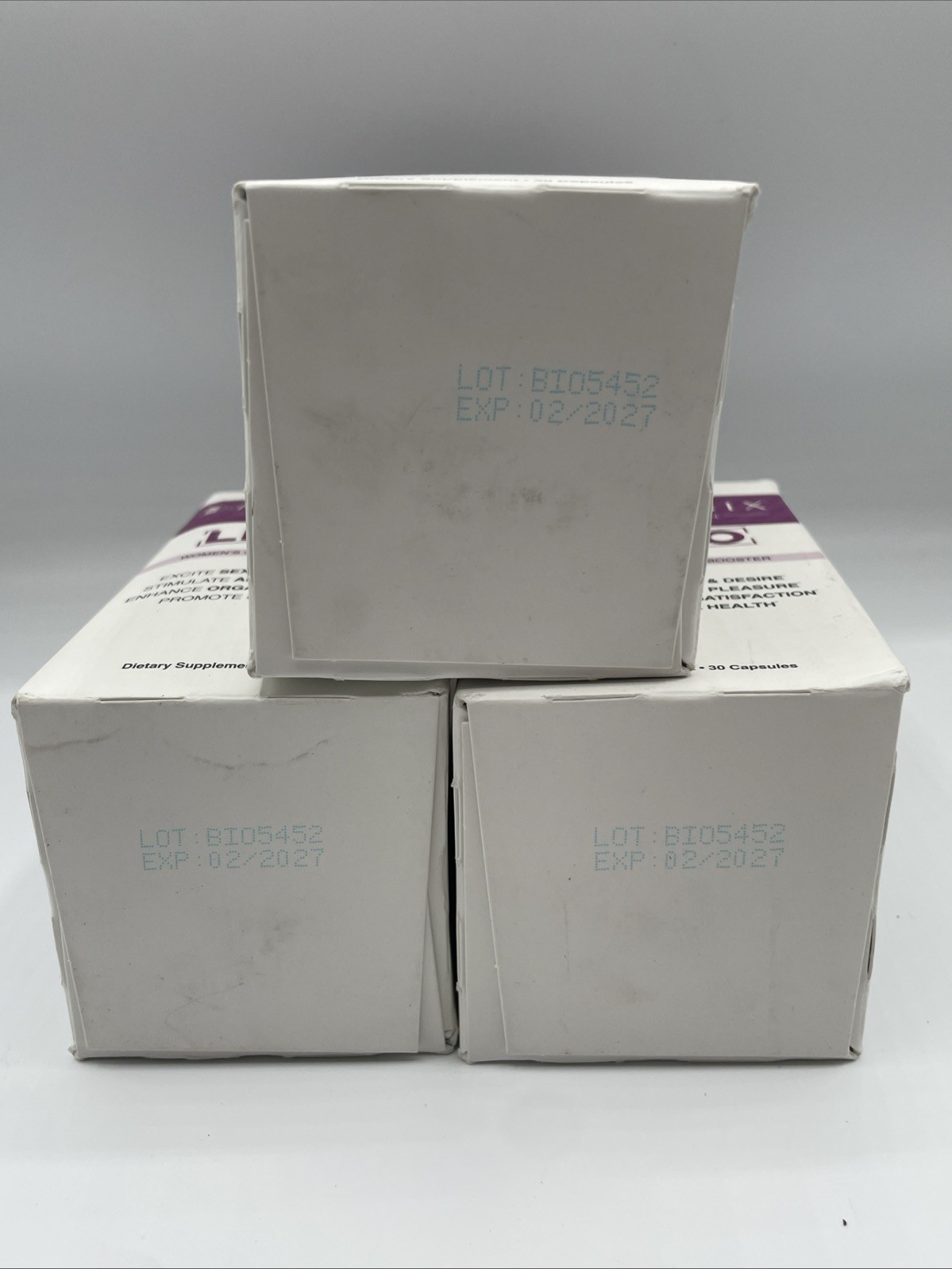 3PK NUGENIX LIBIDO for women 30 caps each EXP 02/27 NEW & SEALED