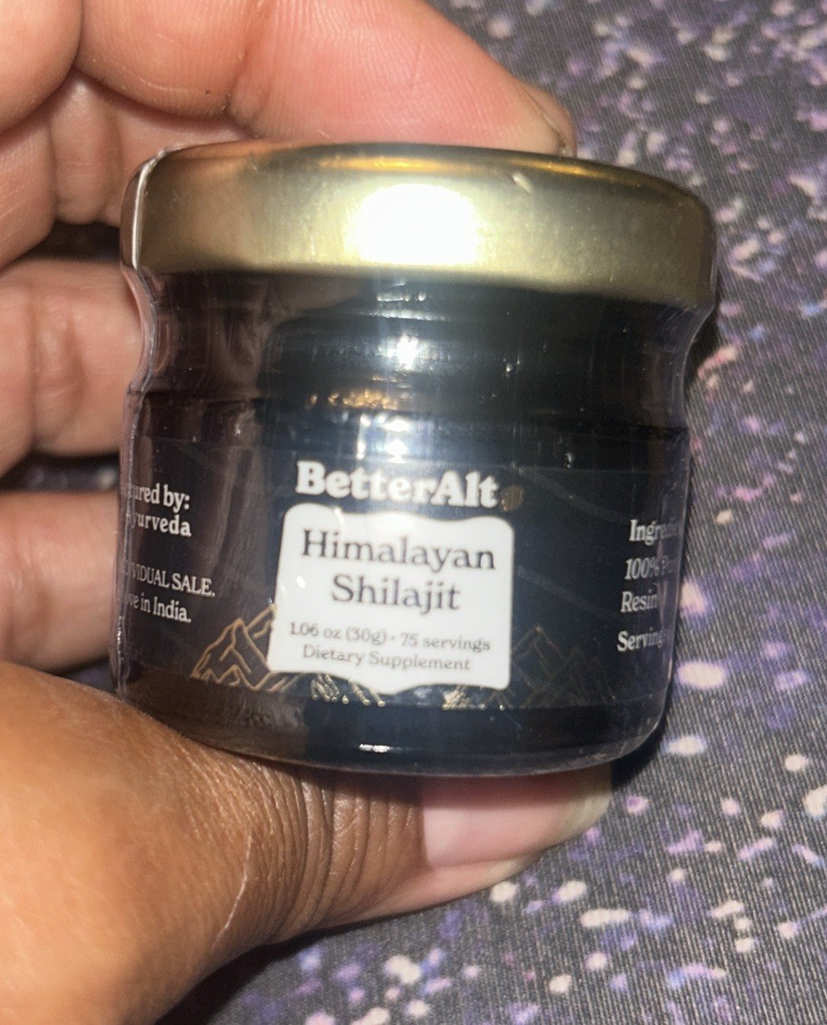 BetterAlt Pure 100% Himalayan Shilajit, Soft Resin, Organic,, Fulvic Acid