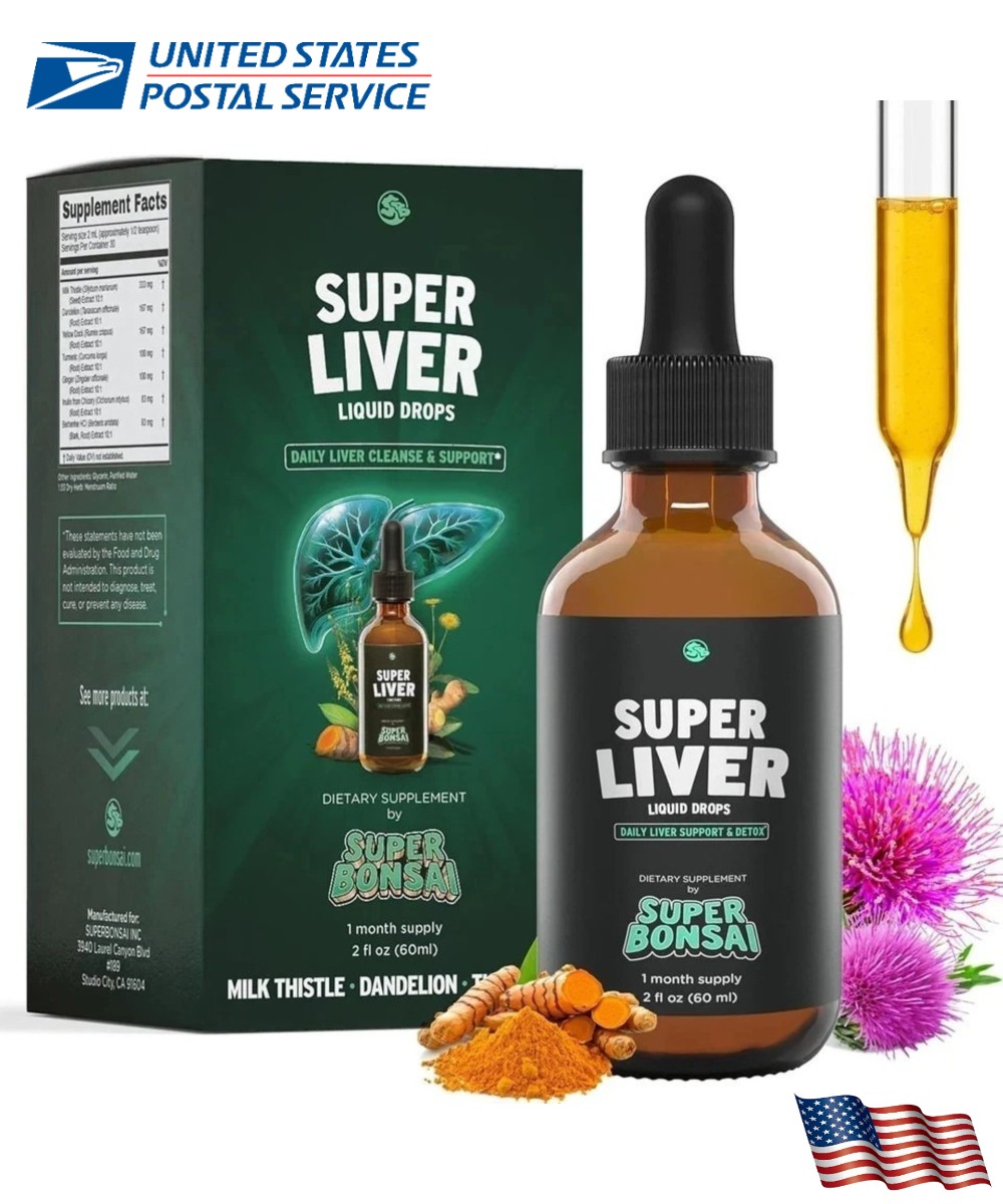 SuperBonsai Liver Support with Milk Thistle | Detox & Repair Supplement