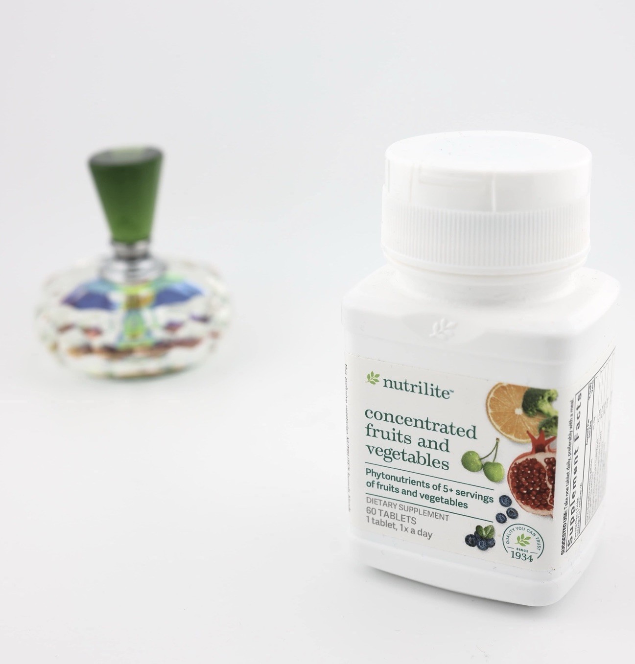 🍎 Amway Nutrilite Concentrated Fruits & Vegetables 60 Tabs Exp 01/27 🚚 FAST