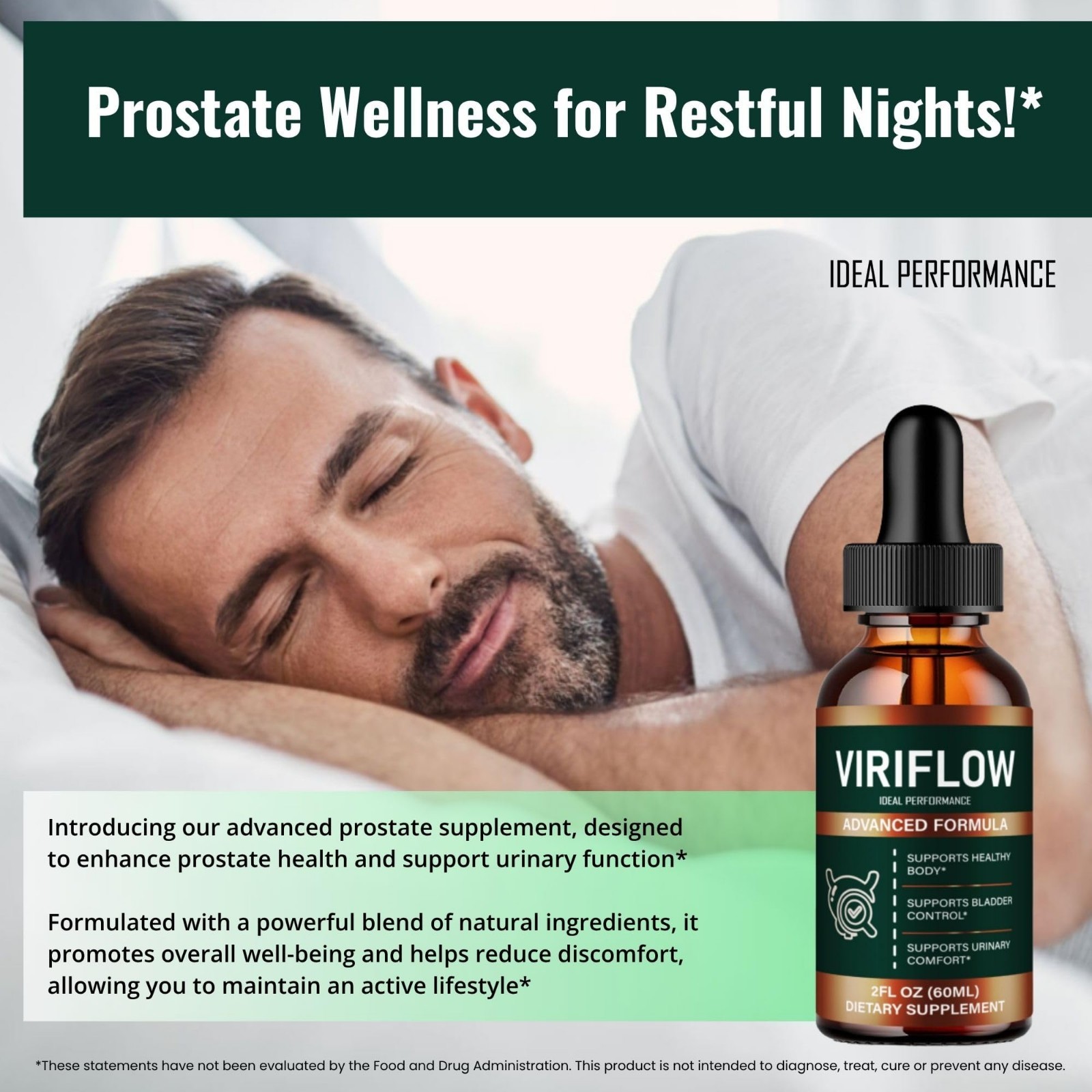 Prostate Health Drops for Men – Maximum Strength All-Natural Wellness Support (5