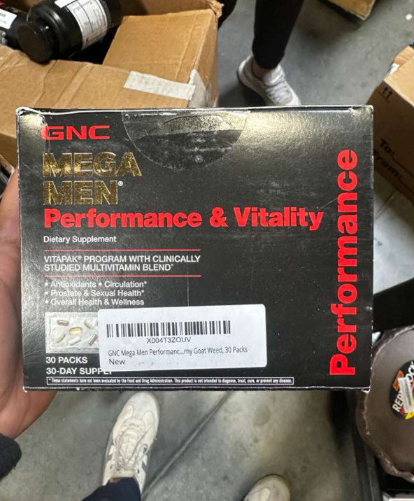 GNC Mega Men Performance and Vitality Supplement, 30 Count sealed -Expiry: 07/26