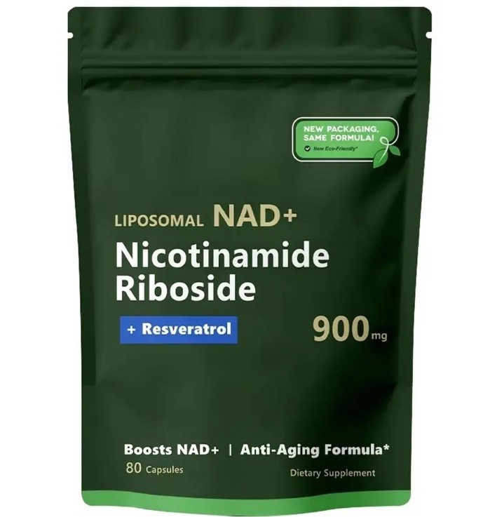 NAD+ Supplement for Anti-Aging Energy Resveratrol & Nicotinamide Riboside Focus