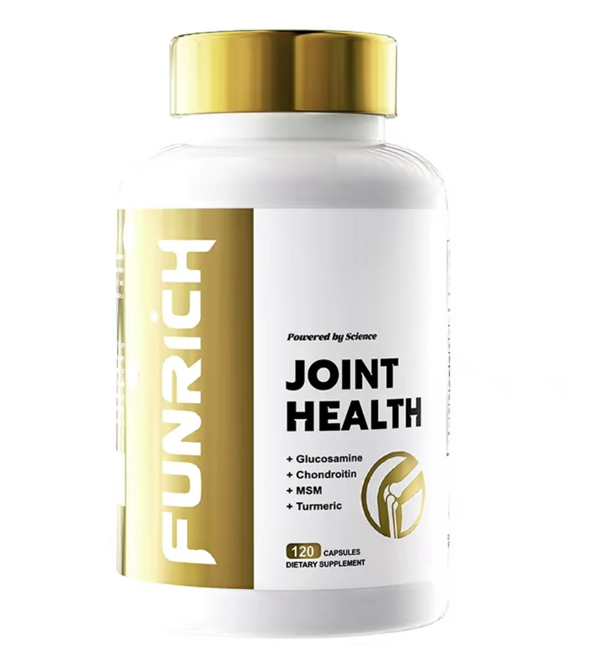 FUNRICH Turmeric Health Joint Softgels Glucosamine,Chondroitin,MSM & Formula-120