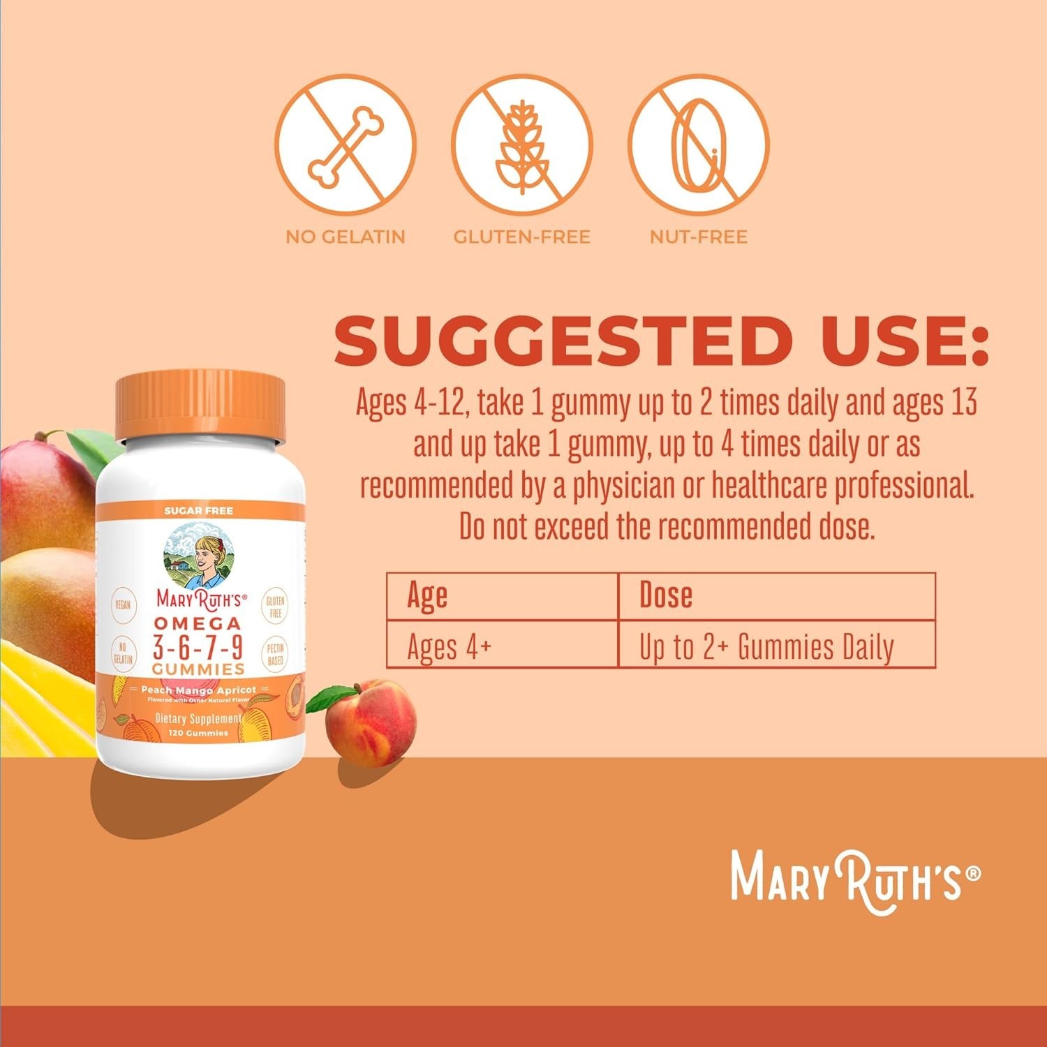 Non-GMO Omega 3-6-7-9 Gummies | Essential Nutrients for All Ages