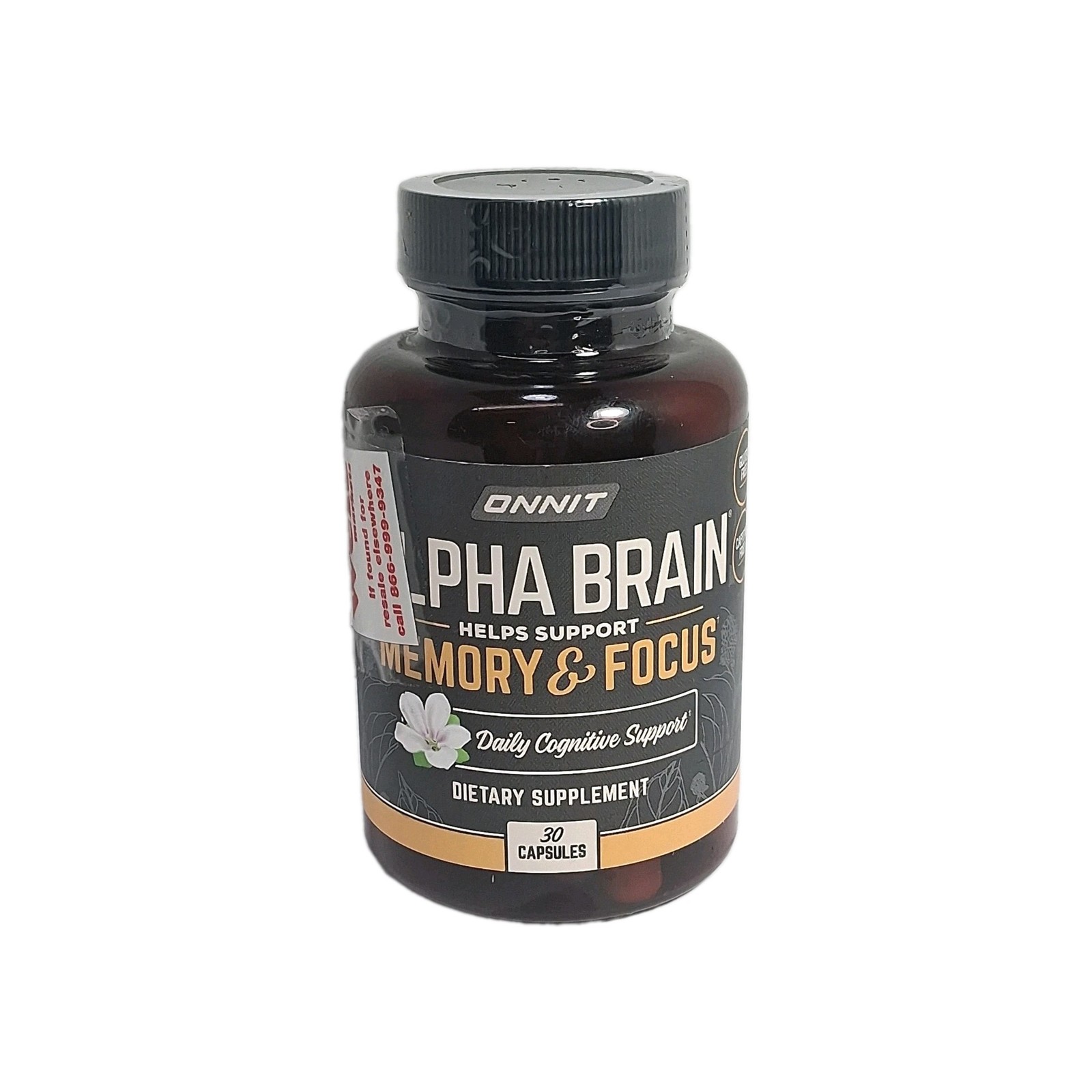 Onnit Alpha Brain Capsules – 30 Count Memory & Focus Ex 03/2026