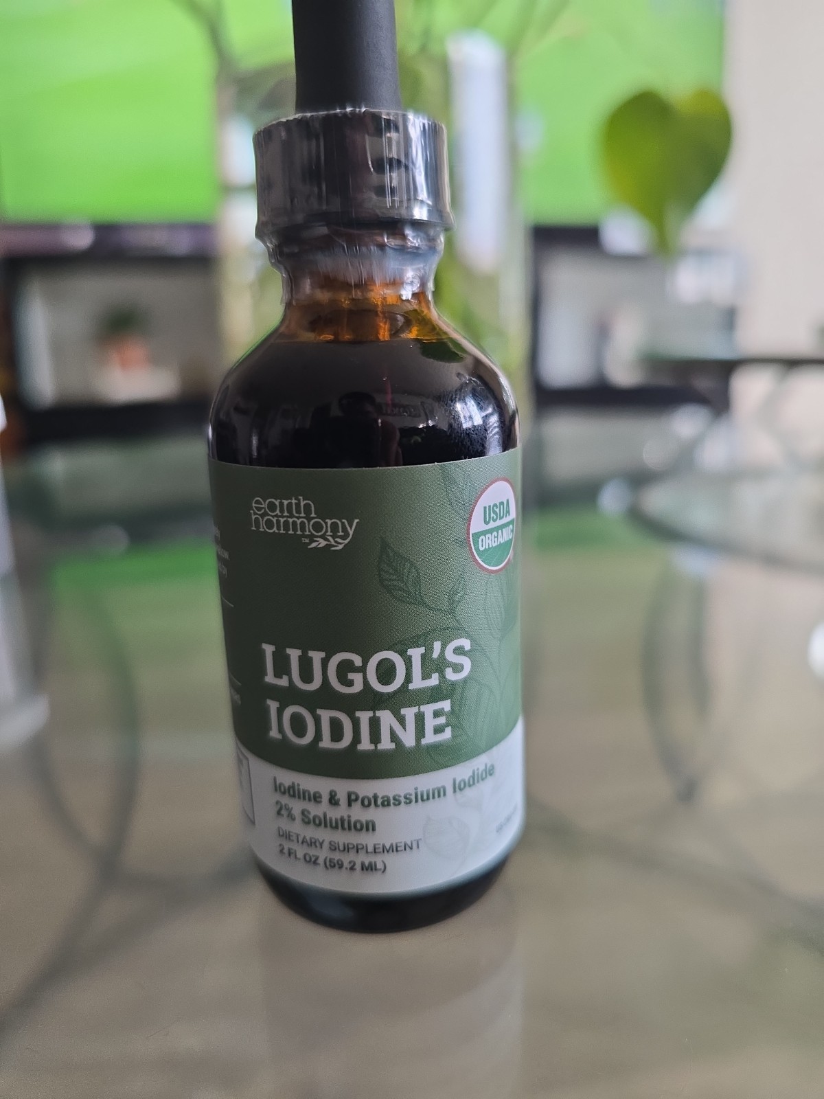 Earth Harmony Lugol’s Iodine & Potassium Iodide 2% Solution 2floz