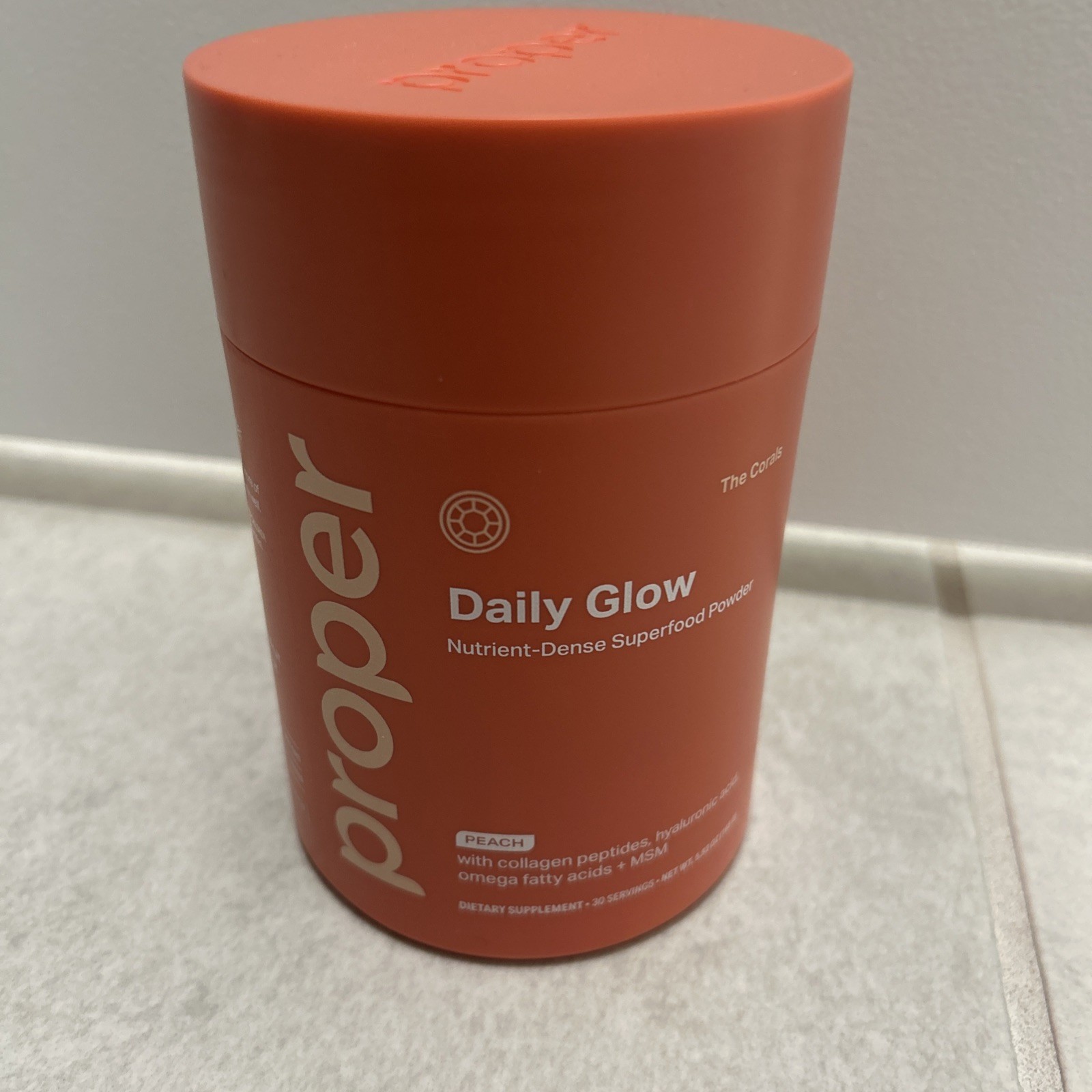 Proper, The Corals Daily Glow Beauty Blend – Superfood Powder Sealed