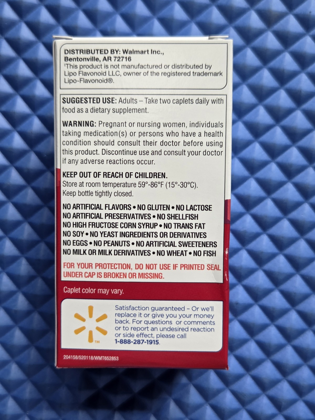 Equate Inner Ear Health Plus Caplets Dietary Supplement, 100 Ct .EXP 07/2027