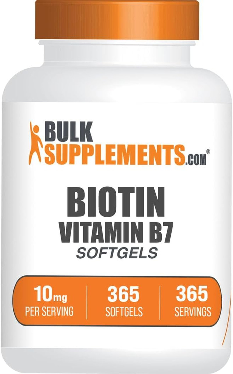.Com Biotin 10000Mcg Softgels – Vitamin B7, Biotin Vitamins for Hair, Skin an…