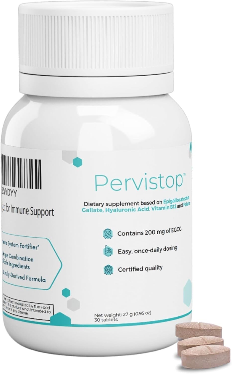 Pervistop Immune Support Supplement Once Daily Clinically Tested 30 Day Supply