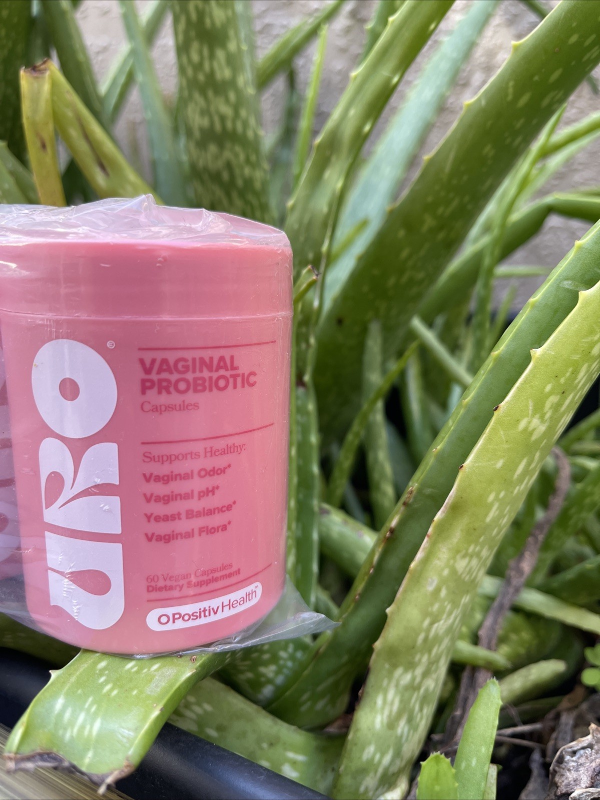 O Positiv URO pH Balance Vaginal Probiotics, 60 Capsules