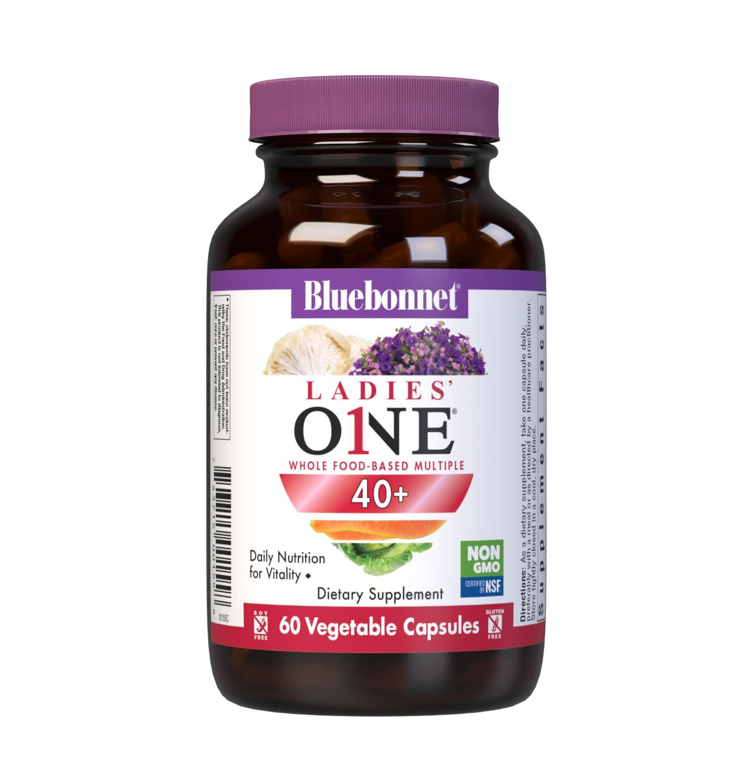 Bluebonnet Nutrition Ladies’ ONE 40+ Whole 60 Count (Pack of 1), No Color