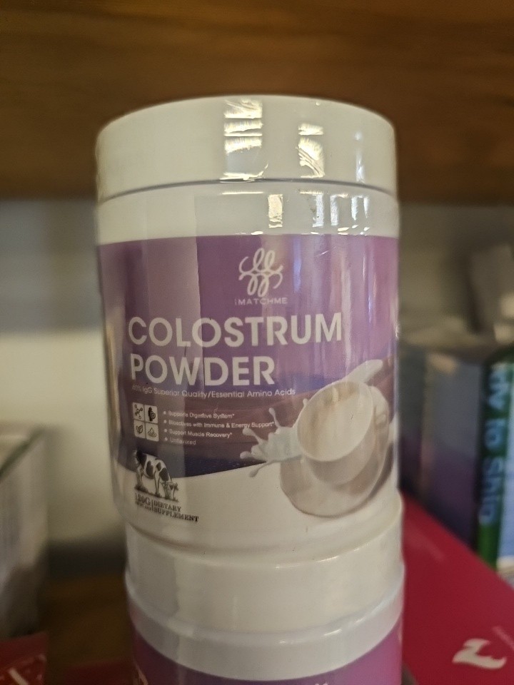 Colostrum Powder USA Grass-Fed – Unflavored 60 Servings 120 g Best by: 06/2026